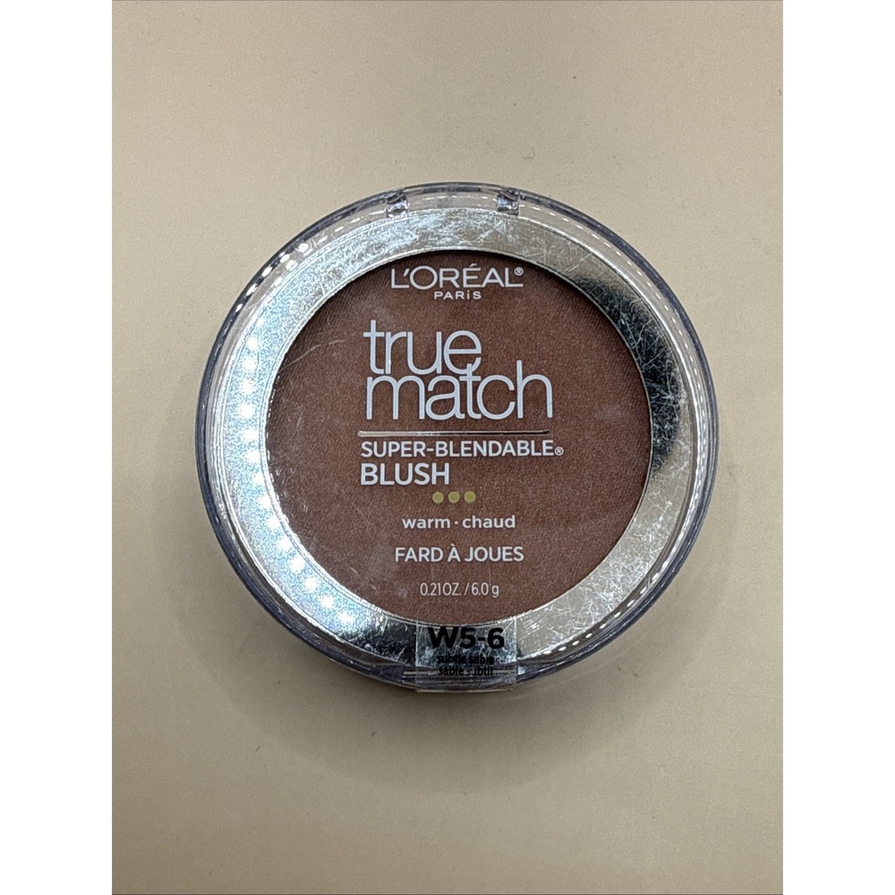 L'oreal True Match Super Blendable BLUSH Makeup W5-6 SUBTLE SABLE 0.21‎ oz Warm